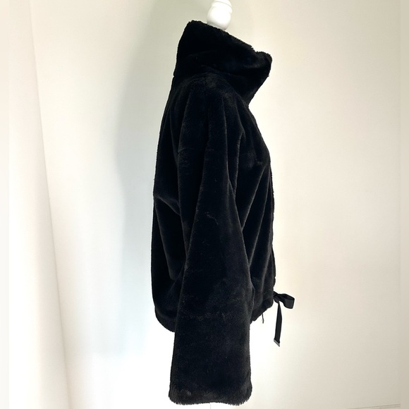 Rebecca Minkoff “Bridget” Faux Fur Jacket in Black - Picture 10 of 16